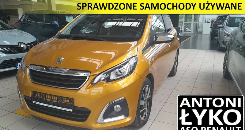 samochody osobowe Peugeot 108 cena 39900 przebieg: 56762, rok produkcji 2017 z Wieluń